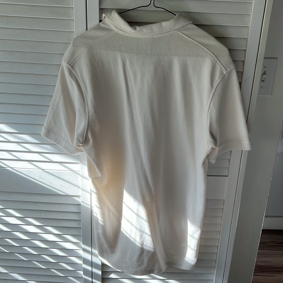 Zara Men's Cream Polo Shirt - Picture 3 of 3